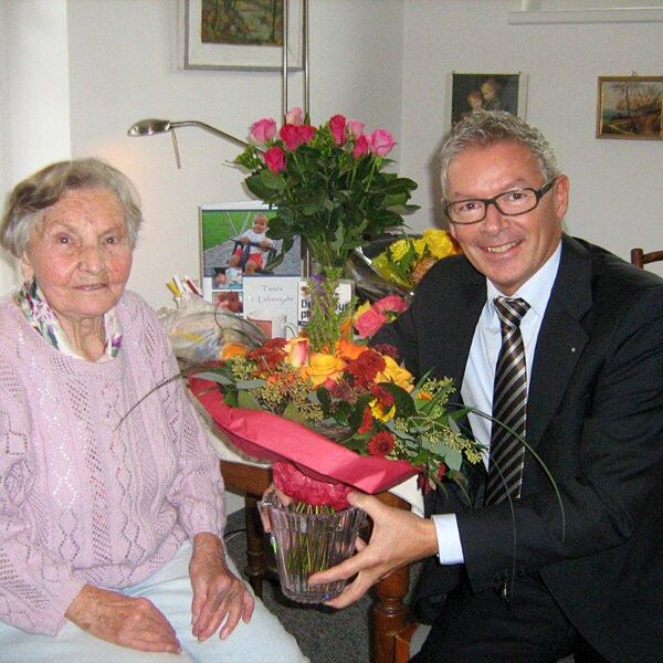 90-igster Geburtstag Frau E. Hurschler